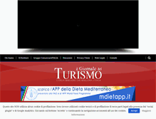 Tablet Screenshot of ilgiornaledelturismo.it